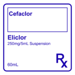 ELICLOR CEFACLOR SUSPENSION 250MG/5ML - 60ML