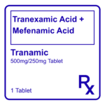 TRANAMIC TRANEXAMIC ACID + MEFENAMIC ACID FC TABLET - 500MG/250MG
