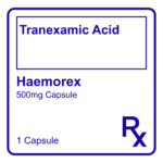 HAEMOREX TRANEXAMIC ACID CAPSULE - 500MG