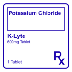 K-LYTE POTASSIUM CHLORIDE TABLET - 600MG