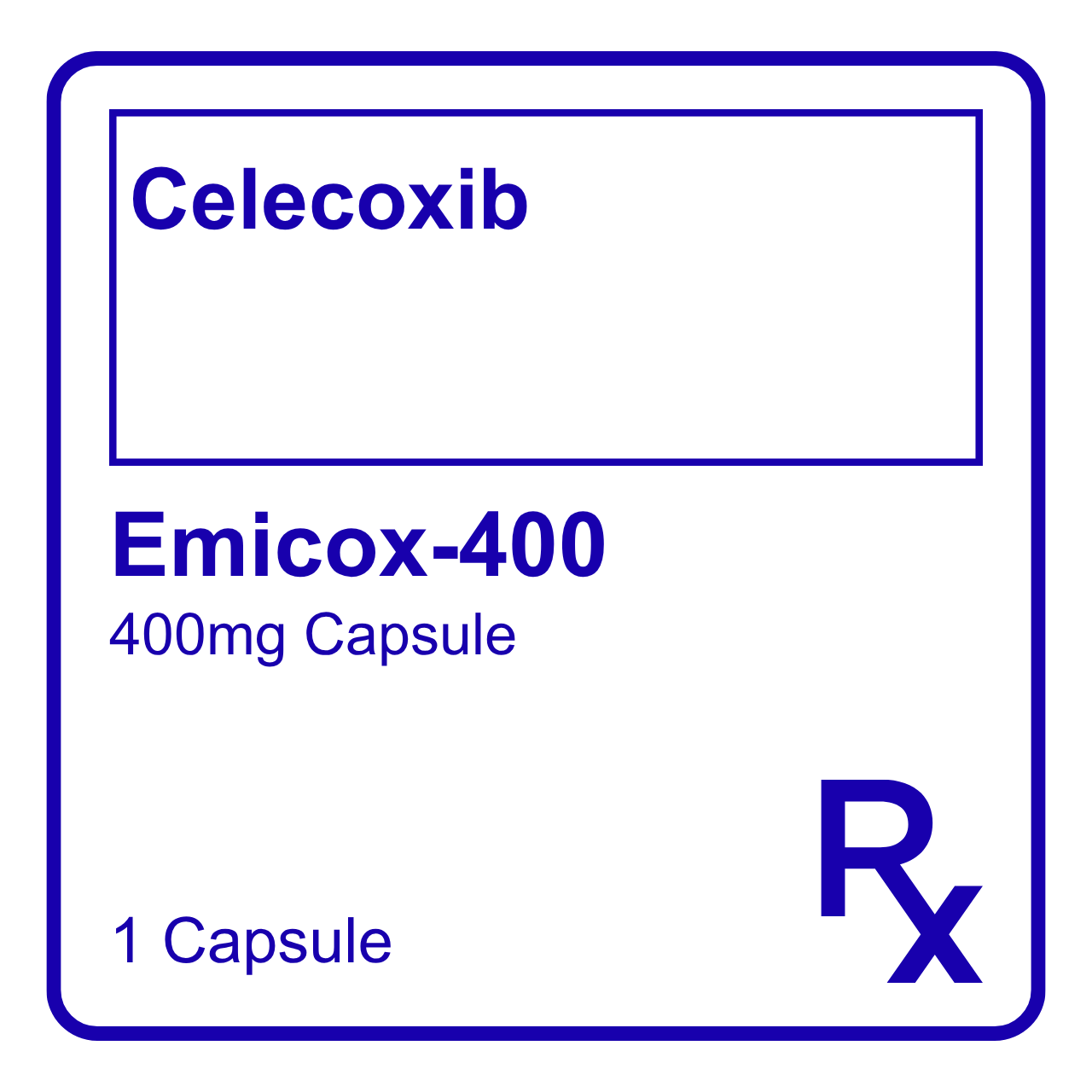 GE015305 EMICOX-400 CELECOXIB CAPSULE - 400MG - Image 1