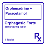 ORPHEGESIC FORTE ORPHENADRINE + PARACETAMOL TABLET- 35MG/650MG