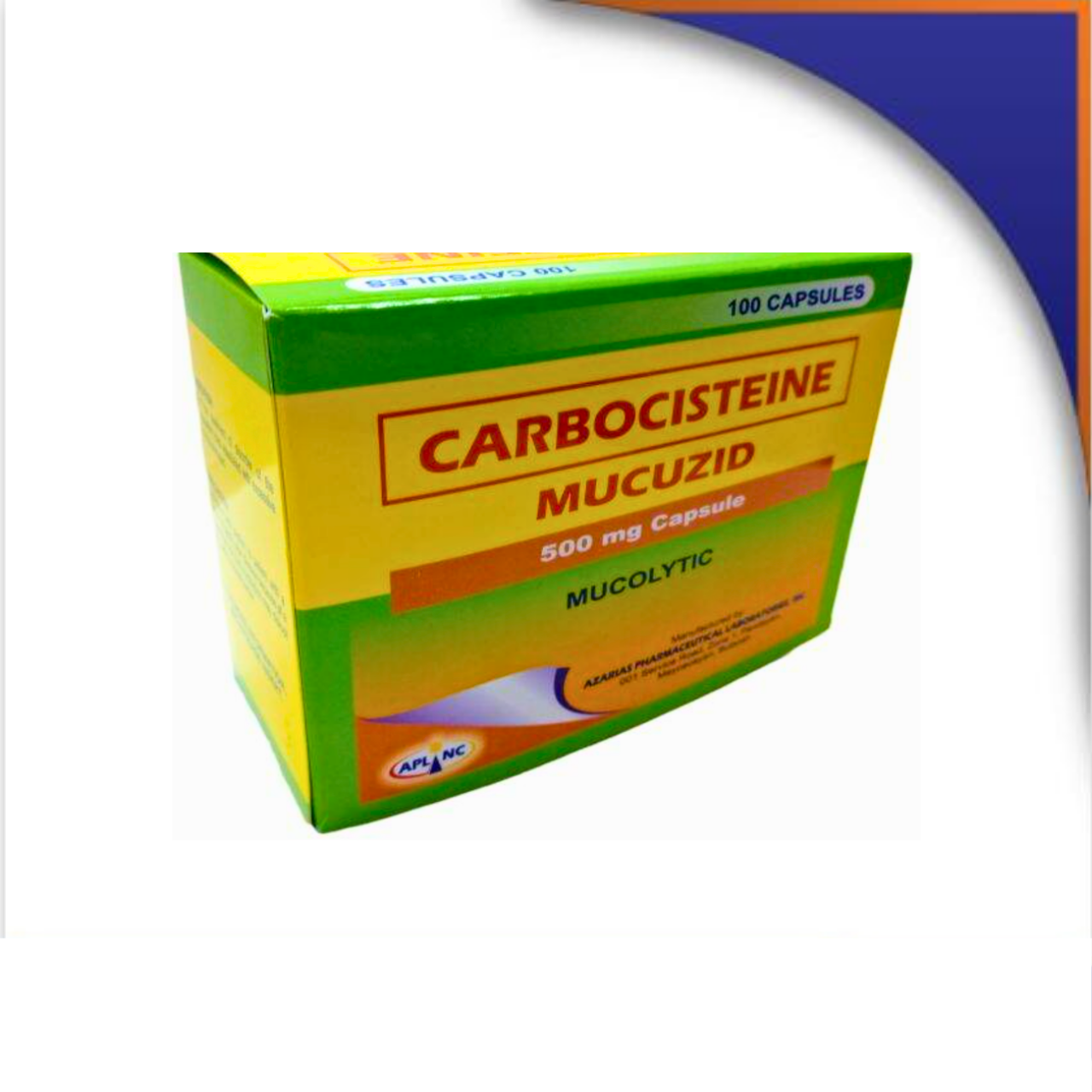 GE015598-1.png MUCUZID CARBOCISTEINE CAPSULE - 500MG - Image 1