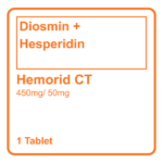 HEMORID DIOSMIN + HESPERIDIN 450MG/50MG TABLET - 500MG