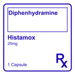 HISTAMOX DIPHENHYDRAMINE CAPSULE - 25 MG