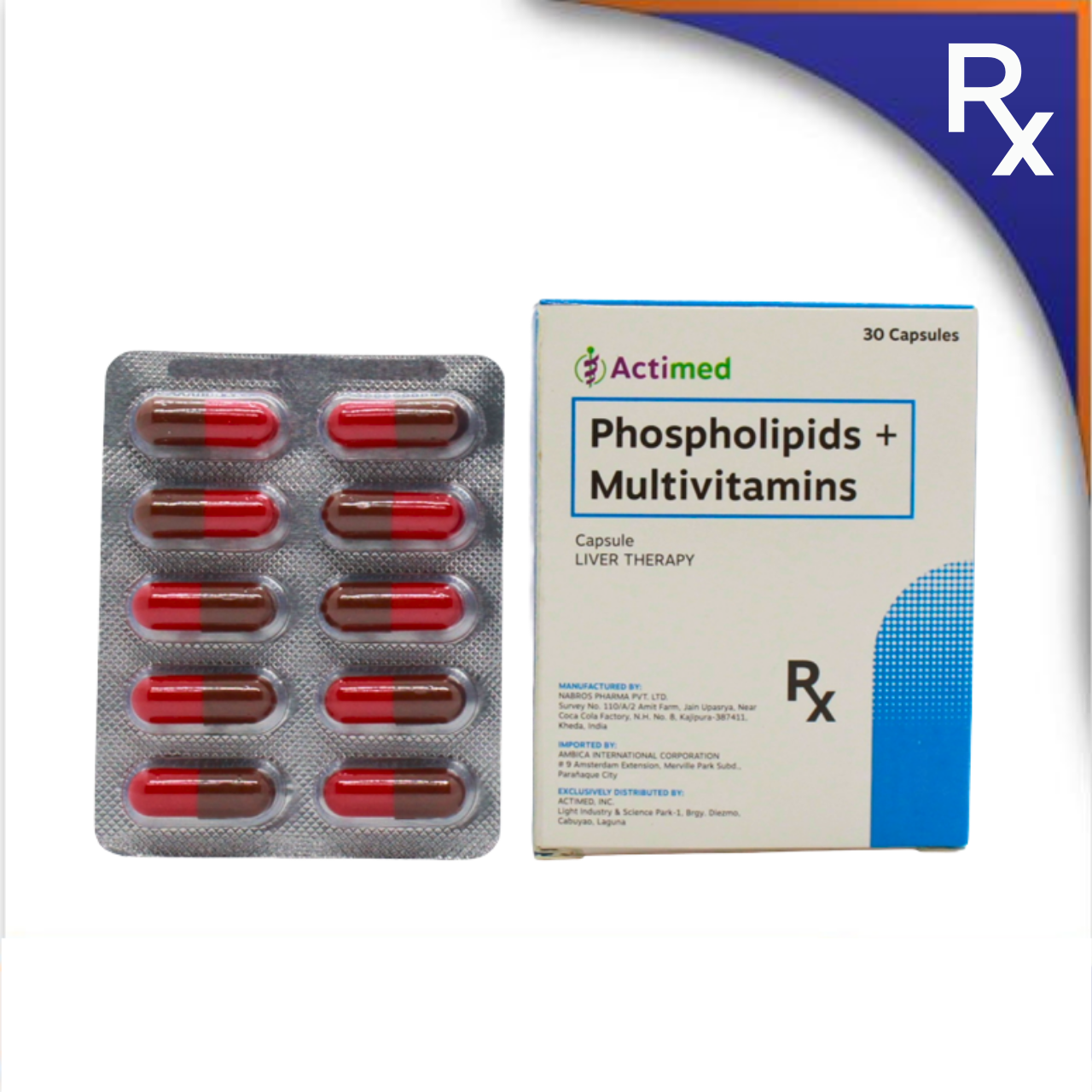 HB008429 ACTIMED PHOSPHOLIPIDS + MULTIVITAMINS CAPSULE - Image 1