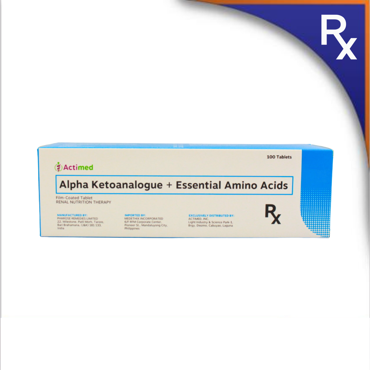 HB008443 ACTIMED KETOANALOGUE + ESSENTIAL AMINO ACIDS FC TABLET - Image 1