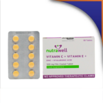 NUTRAWELL VITAMIN C 500MG + VITAMIN E 400 IU + ZINC + HYALURONIC ACID FC TABLET
