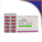 NUTRAWELL COENZYME Q10 60MG + FISH OIL 435MG JAPANESE SEALING CAPSULE - 500MG