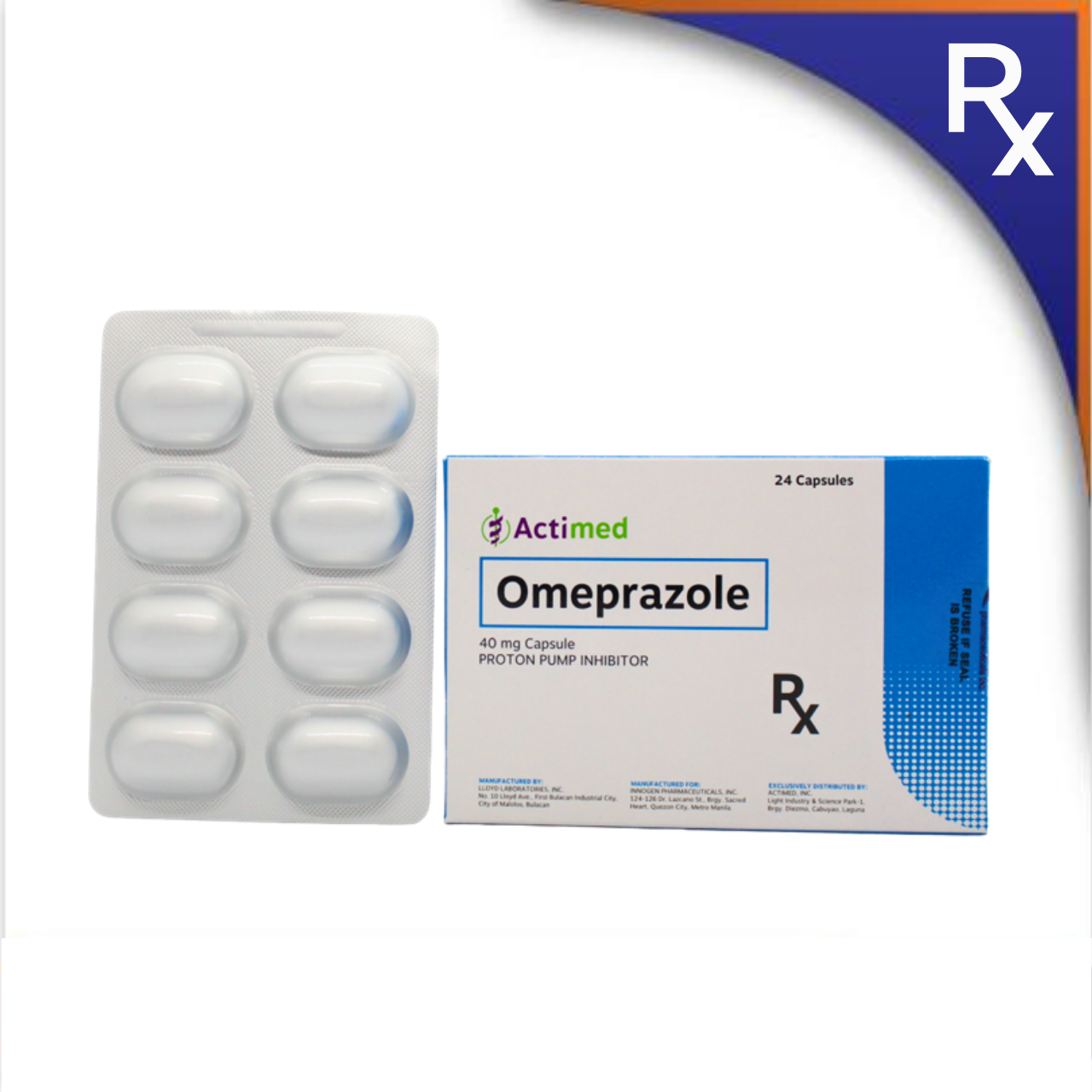 HB013203 ACTIMED OMEPRAZOLE CAPSULE - 40MG - Image 1
