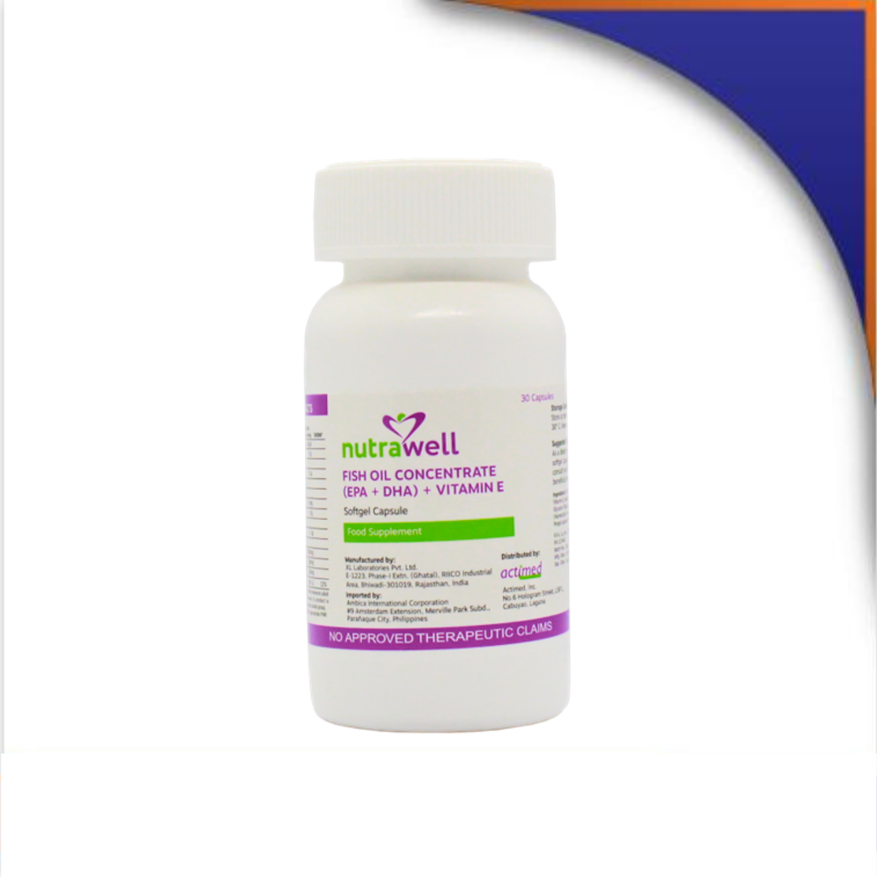 HB015827 NUTRAWELL FISH OIL - 1000 MG 30'S - Image 1