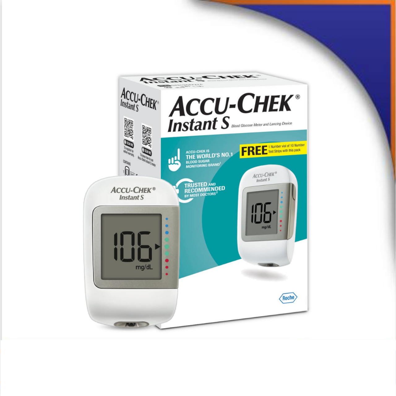 MS014426 ACCU-CHEK INSTANT S RBS & FBS TEST - Image 1