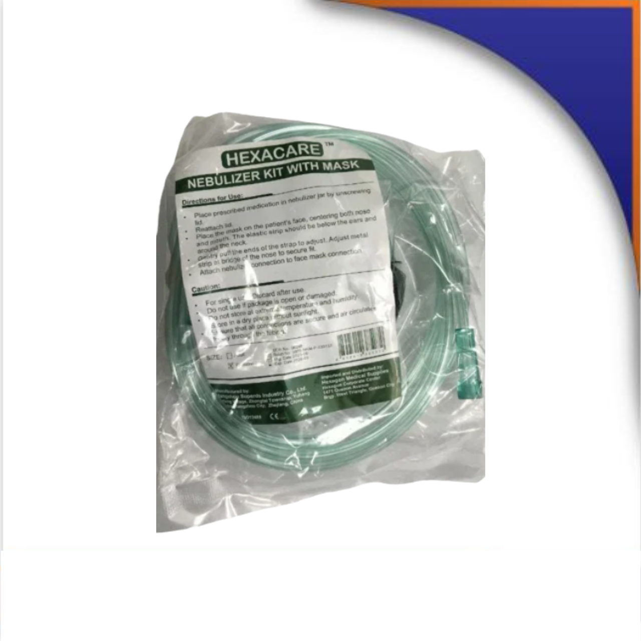 MS014813 HEXACARE NEBULIZER KIT W MASK ADULT - Image 1