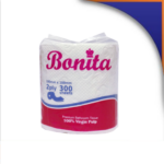 BONITA BATHROOM TISSUE ROLL 2-PLY - SINGLES