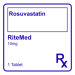RITEMED ROSUVASTATIN TABLET - 10MG