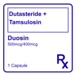 DUOSIN DUTASTERIDE + TAMSULOSIN HCL CAPSULE - 500MCG/400MCG