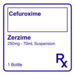 ZERZIME CEFUROXIME SUSPENSION 250MG - 70ML