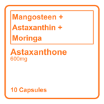 ASTAXANTHONE MANGOSTEEN WITH ASTAXANTHIN + MORINGA 600MG CAPSULE