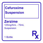 ZERZIME CEFUROXIME SUSPENSION 125MG/5ML - 70ML