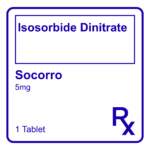 SOCORRO-5MG ISOSORBIDE DINITRATE TABLET - 5MG