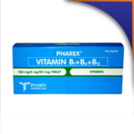 PHAREX VITAMIN B1 + B6 + B12 TABLET - 500'S