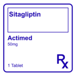 ACTIMED SITAGLIPTIN FC TABLET - 50MG (MED)