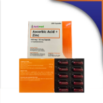 ACTIMED ASCORBIC ACID + ZINC CAPSULE - 500/10MG (AMB)