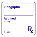 ACTIMED SITAGLIPTIN FC TABLET - 100MG (MED)